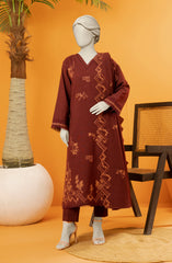 EMBROIDERED KHADDAR 3PCS UNSTITCHED