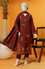 EMBROIDERED KHADDAR 3PCS UNSTITCHED