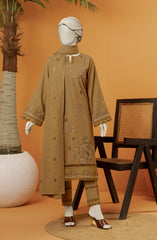 EMBROIDERED KHADDAR 3PCS UNSTITCHED