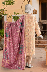 PRINTED TEXTURED VISCOSE 3PCS UNSTITCHED