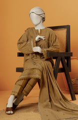 EMBROIDERED KHADDAR 3PCS UNSTITCHED