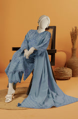 EMBROIDERED KHADDAR 3PCS UNSTITCHED