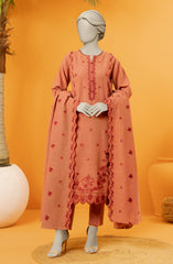 EMBROIDERED KHADDAR 3PCS UNSTITCHED