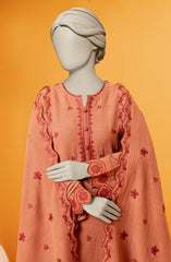 EMBROIDERED KHADDAR 3PCS UNSTITCHED