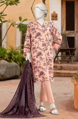 PRINTED TEXTURED VISCOSE 3PCS UNSTITCHED