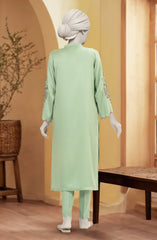 EMBROIDERED VISCOSE STITCHED 2 PIECE