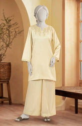 EMBROIDERED VISCOSE STITCHED 2 PIECE