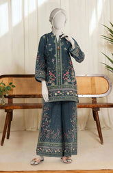 PRINTED KHADDAR STITCHED 2 PIECE