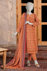 PRINTED COTTON VISCOSE 3PCS UNSTITCHED