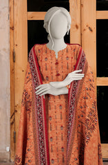 PRINTED COTTON VISCOSE 3PCS UNSTITCHED