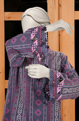 PRINTED COTTON VISCOSE 3PCS UNSTITCHED