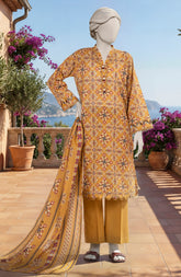 PRINTED LAWN 3PCS UNSTITCHED