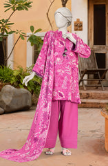 PRINTED TEXTURED VISCOSE 3PCS UNSTITCHED