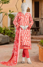 PRINTED TEXTURED VISCOSE 3PCS UNSTITCHED