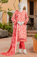 PRINTED TEXTURED VISCOSE 3PCS UNSTITCHED