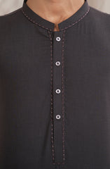 DARK ONYX BLENDED EMBROIDERED KAMEEZ SHALWAR