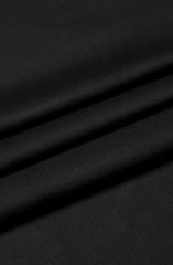 BLACK BLENDED UNSTITCHED