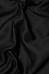 BLACK BLENDED UNSTITCHED