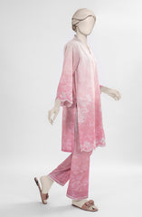 EMBROIDERED CAMBRIC STITCHED 2 PIECE