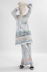 PRINTED CAMBRIC STITCHED 2 PIECE