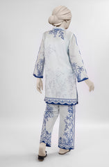 PRINTED CAMBRIC STITCHED 2 PIECE