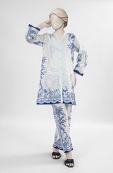 PRINTED CAMBRIC STITCHED 2 PIECE