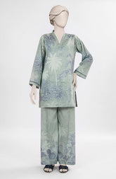 PRINTED CAMBRIC STITCHED 2 PIECE