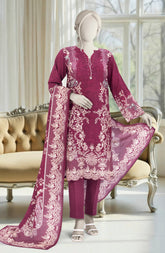 PRINTED KHADDAR 3PCS UNSTITCHED