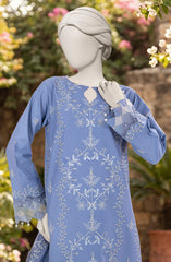 EMBROIDERED CAMBRIC 3PCS UNSTITCHED