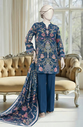 PRINTED KHADDAR 3PCS UNSTITCHED