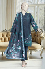 PRINTED KHADDAR 3PCS UNSTITCHED