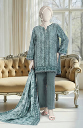 PRINTED KHADDAR 3PCS UNSTITCHED