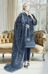 PRINTED KHADDAR 3PCS UNSTITCHED