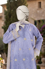 EMBROIDERED PRINTED LAWN 3PCS UNSTITCHED