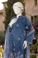 EMBROIDERED PRINTED LAWN 3PCS UNSTITCHED