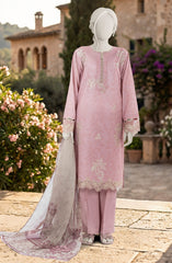 EMBROIDERED PRINTED LAWN 3PCS UNSTITCHED