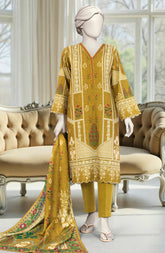 PRINTED KHADDAR 3PCS UNSTITCHED