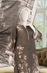 PRINTED KHADDAR 3PCS UNSTITCHED