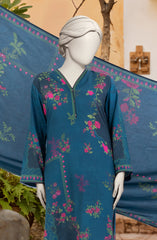 PRINTED TEXTURED VISCOSE 3PCS UNSTITCHED