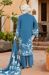 PRINTED TEXTURED VISCOSE 3PCS UNSTITCHED