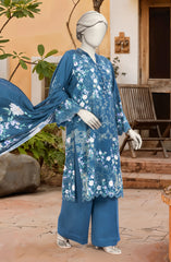 PRINTED TEXTURED VISCOSE 3PCS UNSTITCHED