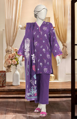 PRINTED TEXTURED CAMBRIC 3PCS UNSTITCHED