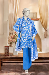 PRINTED TEXTURED CAMBRIC 3PCS UNSTITCHED