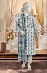 PRINTED TEXTURED CAMBRIC 3PCS UNSTITCHED