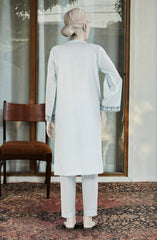 EMBROIDERED CAMBRIC STITCHED 2 PIECE