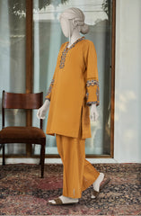 EMBROIDERED CAMBRIC STITCHED 2 PIECE