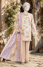 PRINTED TEXTURED LAWN 3PCS UNSTITCHED