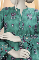 PRINTED TEXTURED CAMBRIC 3PCS UNSTITCHED