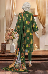 PRINTED TEXTURED CAMBRIC 3PCS UNSTITCHED