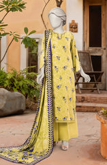 PRINTED TEXTURED VISCOSE 3PCS UNSTITCHED